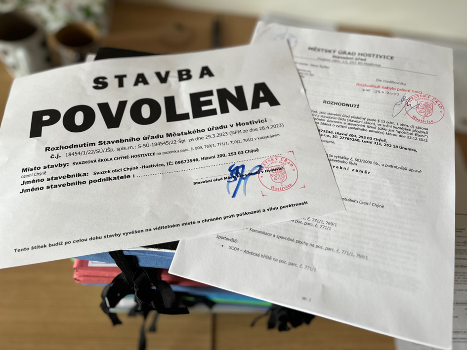 stavba povolena obrázek