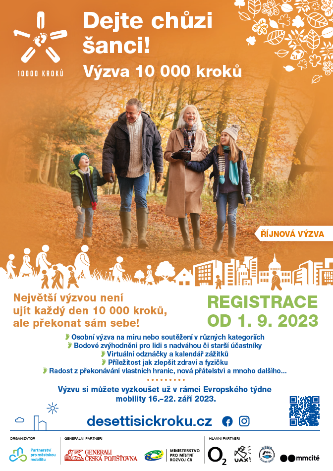 10000 kroků leták