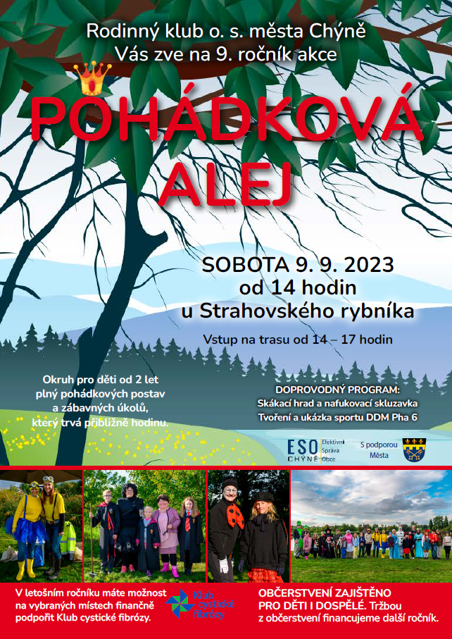 pohádková alej leták