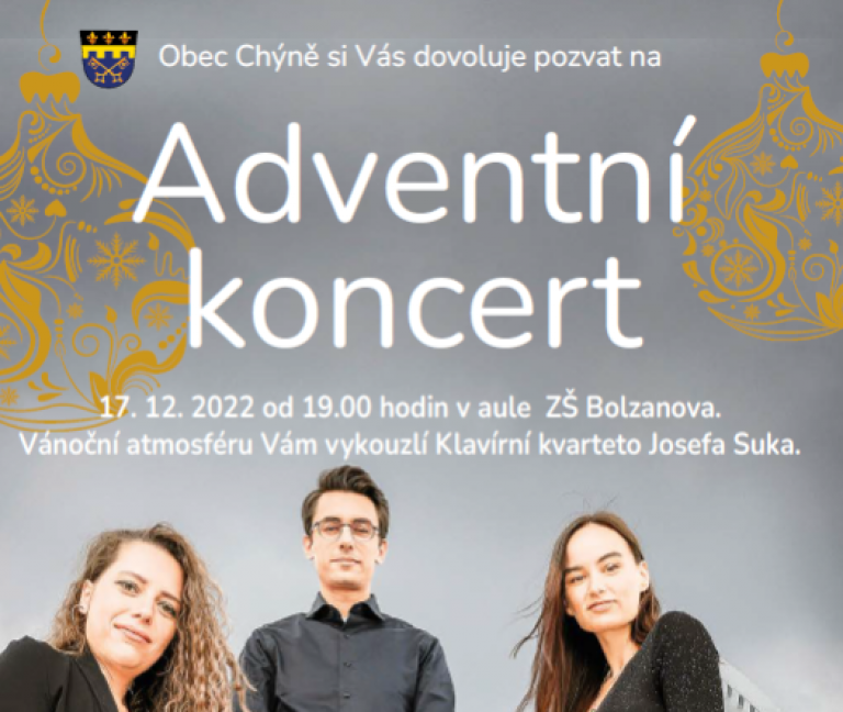 Adventní koncert - 17. 12. 2022