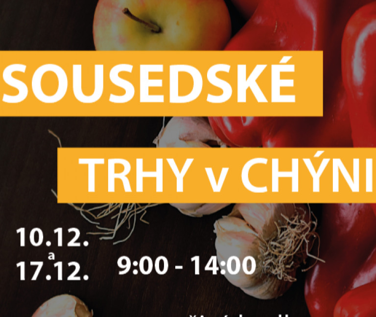 Sousedské trhy v Chýni - 10. 12. a 17. 12. 2022