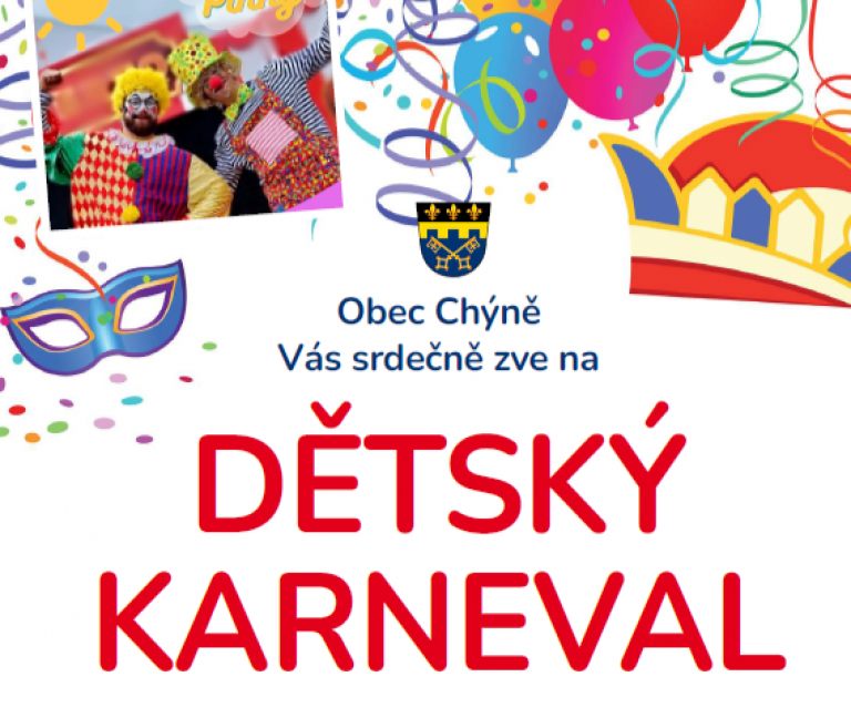 Dětský karneval - 25. 2. 2023