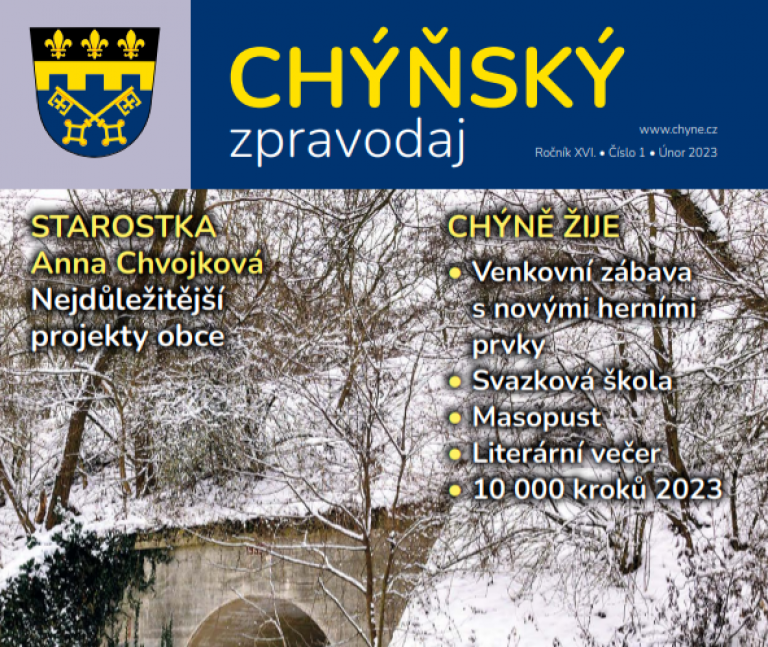 Nové číslo Chýňského zpravodaje