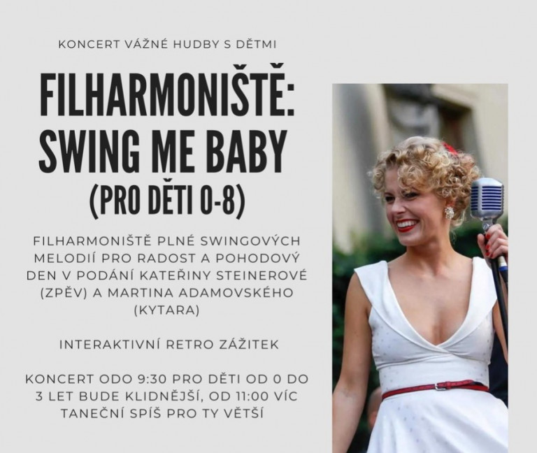 Filharmoniště: Swing me baby (pro děti 0-8) - 23. 4. 2023