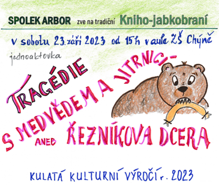 Spolek Arbor Vás zve na Kniho-jabko braní - 23. 9. 2023