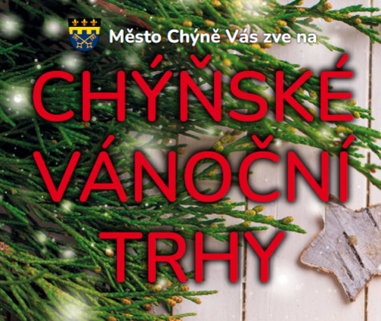 Chýňské vánoční trhy spolu s rozsvícením vánočního stromu - 2. 12. 2023