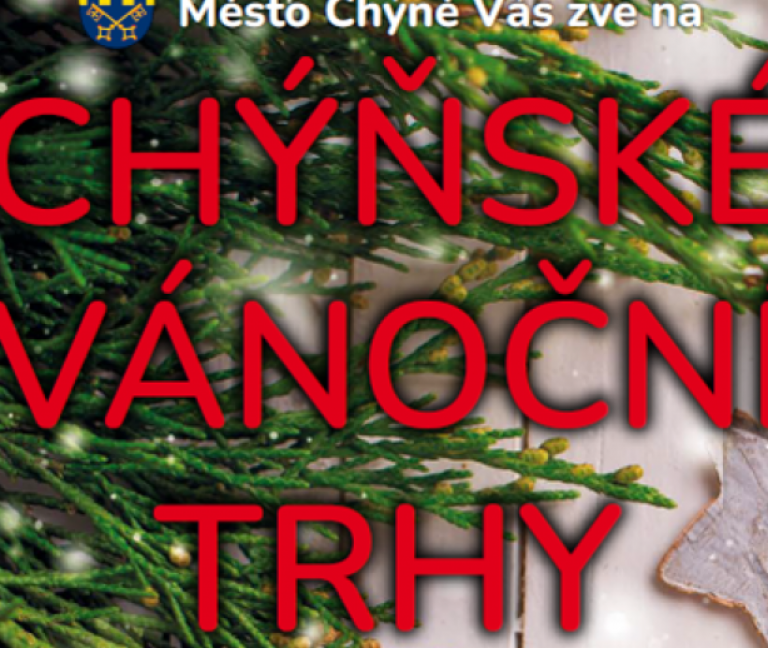 Chýňské vánoční trhy spolu s rozsvícením vánočního stromu - 2. 12. 2023