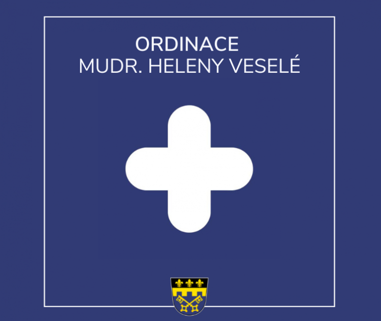 MUDr. Helena Veselá - ordinační doba  8.- 16. 4 2024