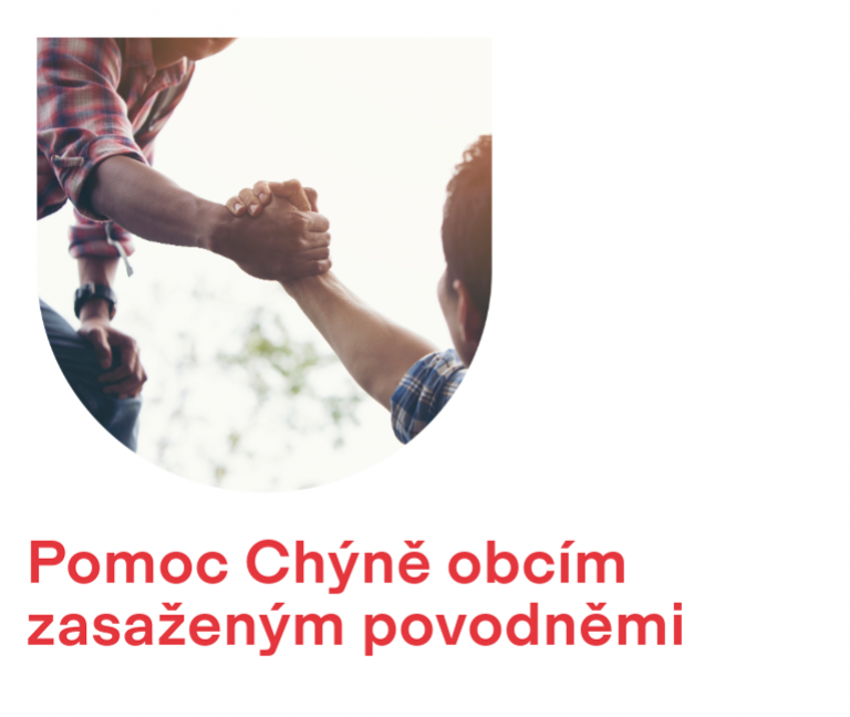 Pomoc Chýně pro obce zasažené povodněmi