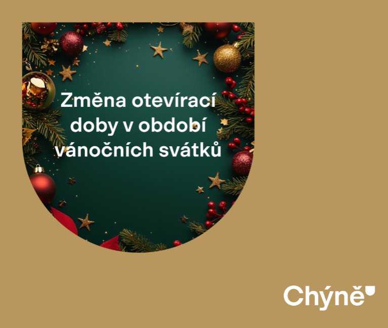 Změna otevírací doby v období vánočních svátků