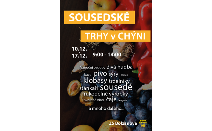 Sousedské trhy v Chýni