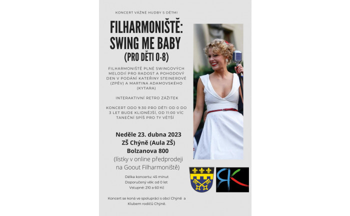 Filharmoniště: Swing me baby (pro děti 0-8 let)