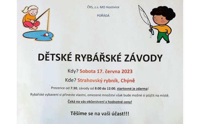 Dětské rybářské závody