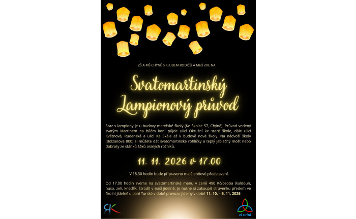 Svatomartinský lampionový průvod