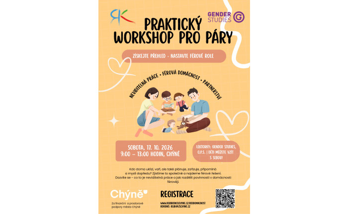 Workshop pro páry: Kdo to doma zařídí? (Férová domácnost a neviditelná práce)