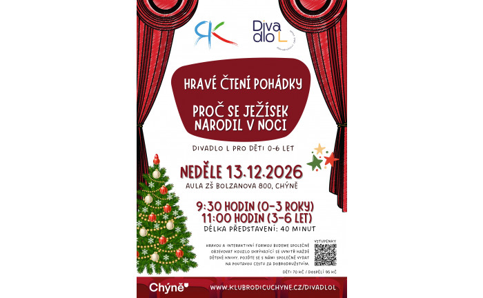 Hravé čtení pohádky - Proč se Ježíšek narodil v noci